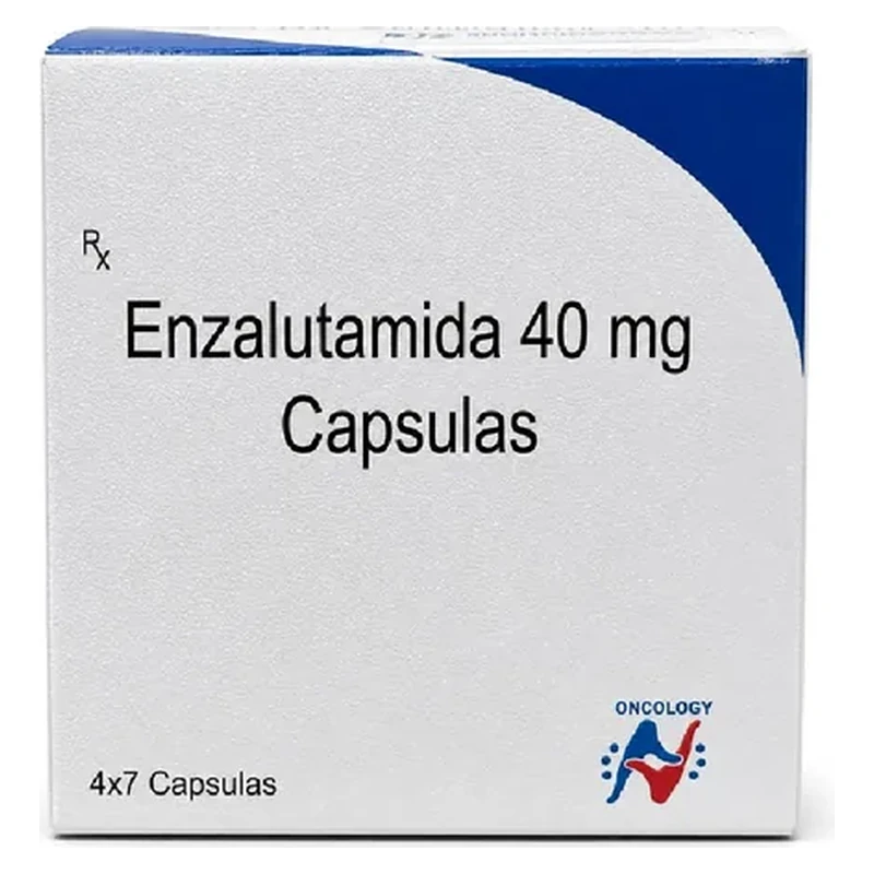Enzalutamida 40 mg — 28 cápsulas (4 blísteres × 7)