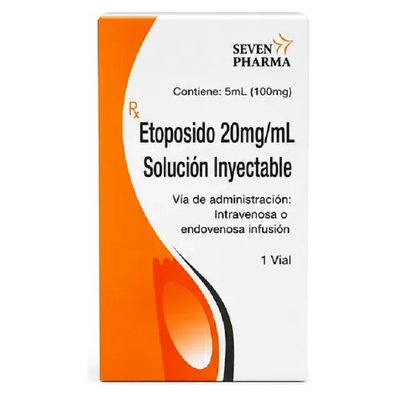 Etopósido 20 mg/mL — 1 vial · 5 mL (100 mg)