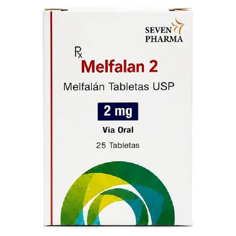 MELFALAN 2 — Melfalán 2 mg — 25 tabletas